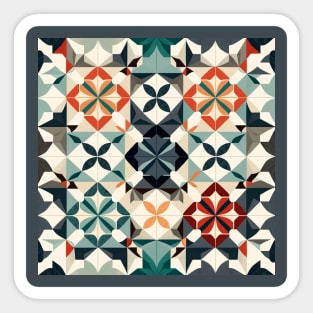 Colorful Tile Design Sticker